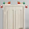 Santa Claus Door Frame Decoration Wooden Door Pendant Creative Christmas Decoration