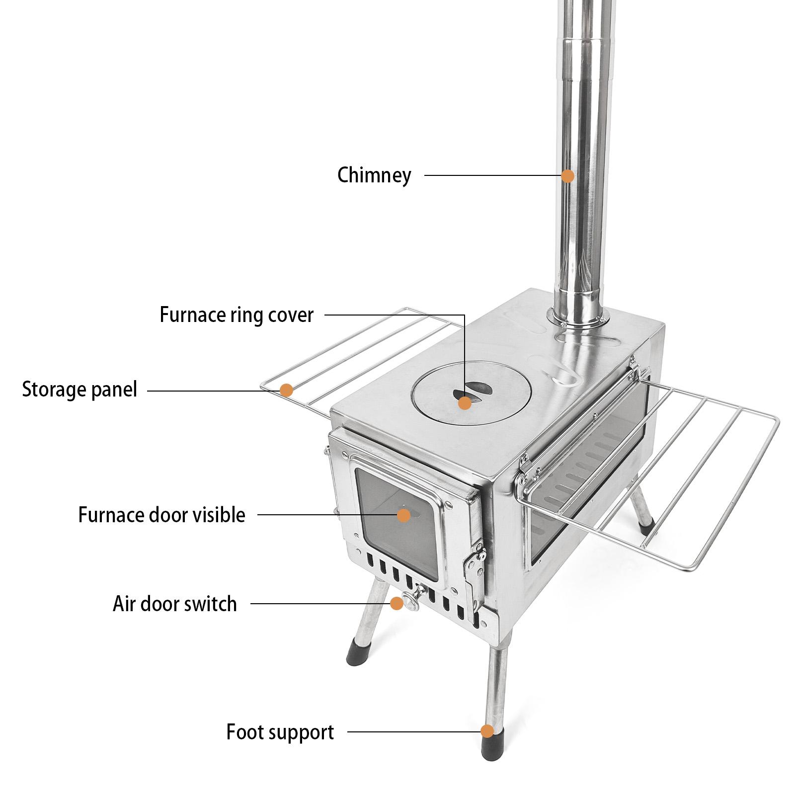 Дровяная печь для кемпинга на открытом воздухе — фото 2