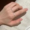 Exquisite Silver Women's Plain Band Ring - 2026 Fashionable Niche Design for Index Finger