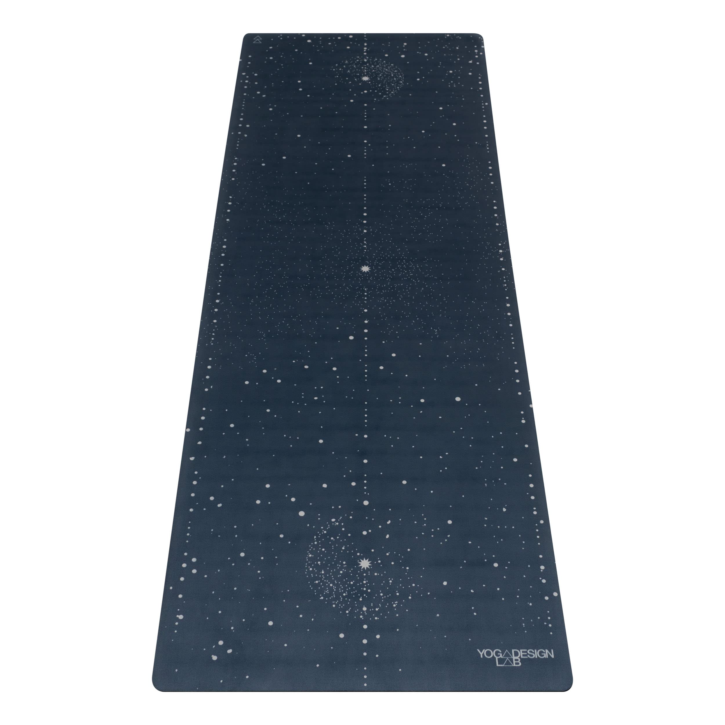 Yoga Design Lab Combo Mat with Strap Exercise Mat (3.5mm thick) - Pilates, Training, Fitness, (Celestial)