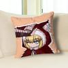 B-Black S-Souls Leaf Red Hood Fanart Anime Celebrity Merchandise All-Match Printed Pillow Case Sofa Car Office Room