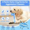 WinTour Indestructible Dog Bones for Aggressive Chewers, Tough Dog Toys for Aggressive Chewers, Durable Chew Toys for Medium & Large Breed, Heavy