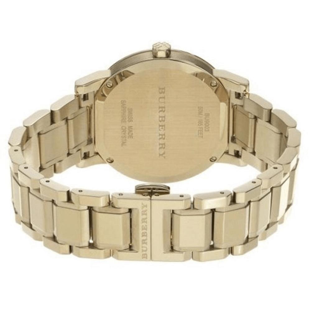 Burberry BU9003 White Dial Stainless Steel Unisex Watch