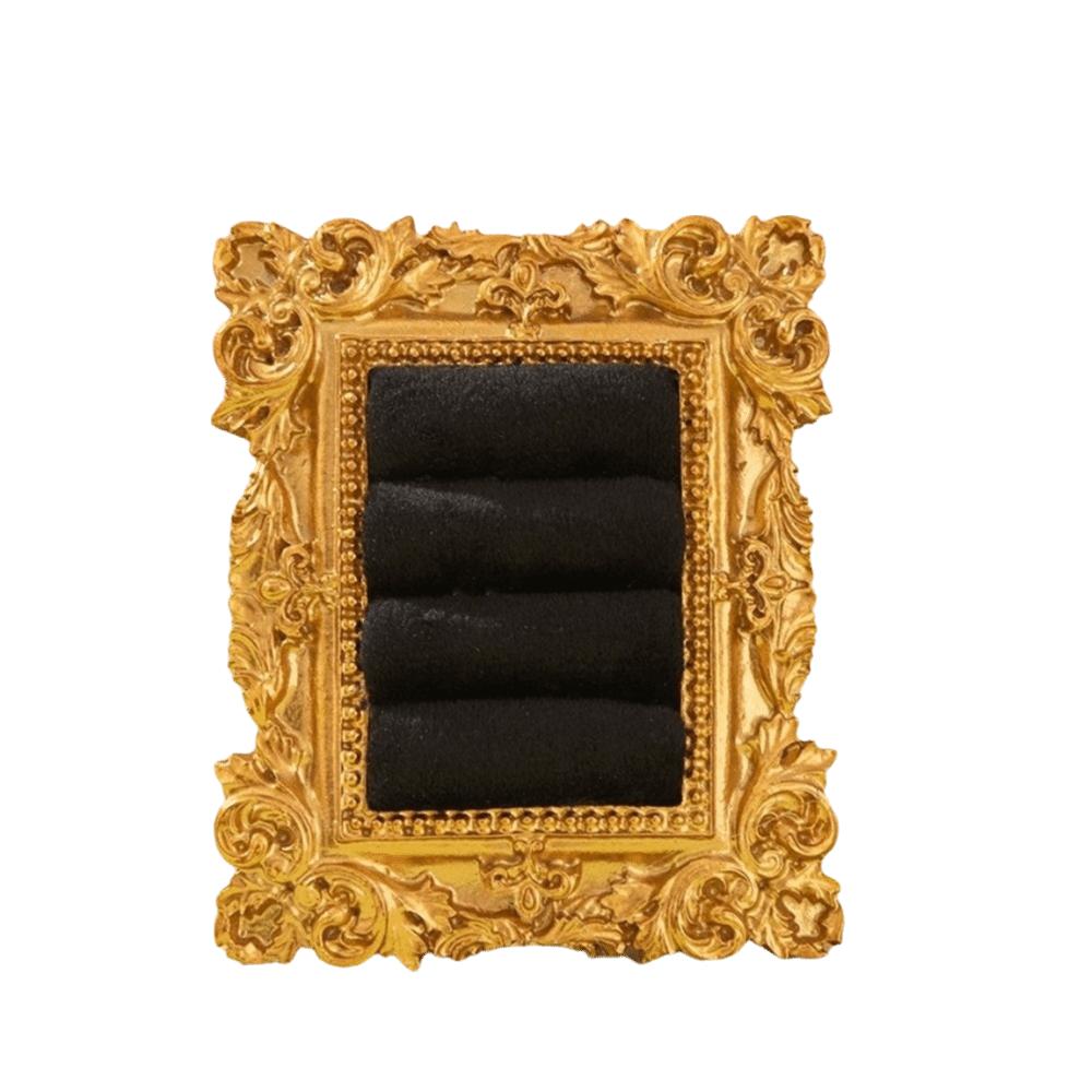 Velvet Jewelry Display Stand Vintage Ring Display Stand Necklace Display Stand Desk Storage чёрный