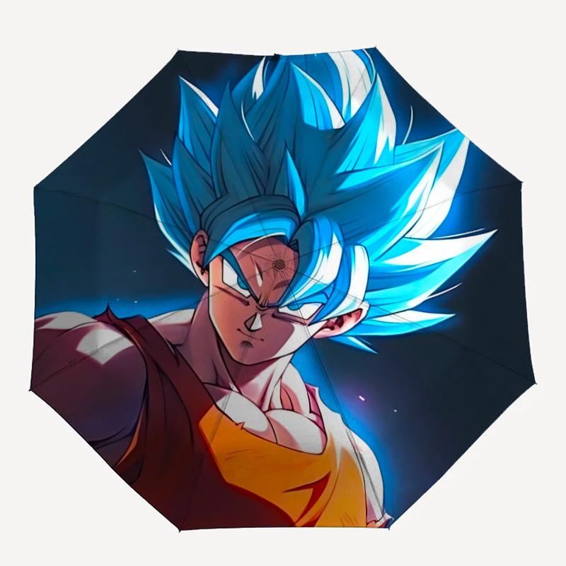 

1pc Super Saiyan Automatic Umbrella 8-Bone Design Compact Gear for Outdoor Travel, Perfect Gift for Friends or Family yy250822057