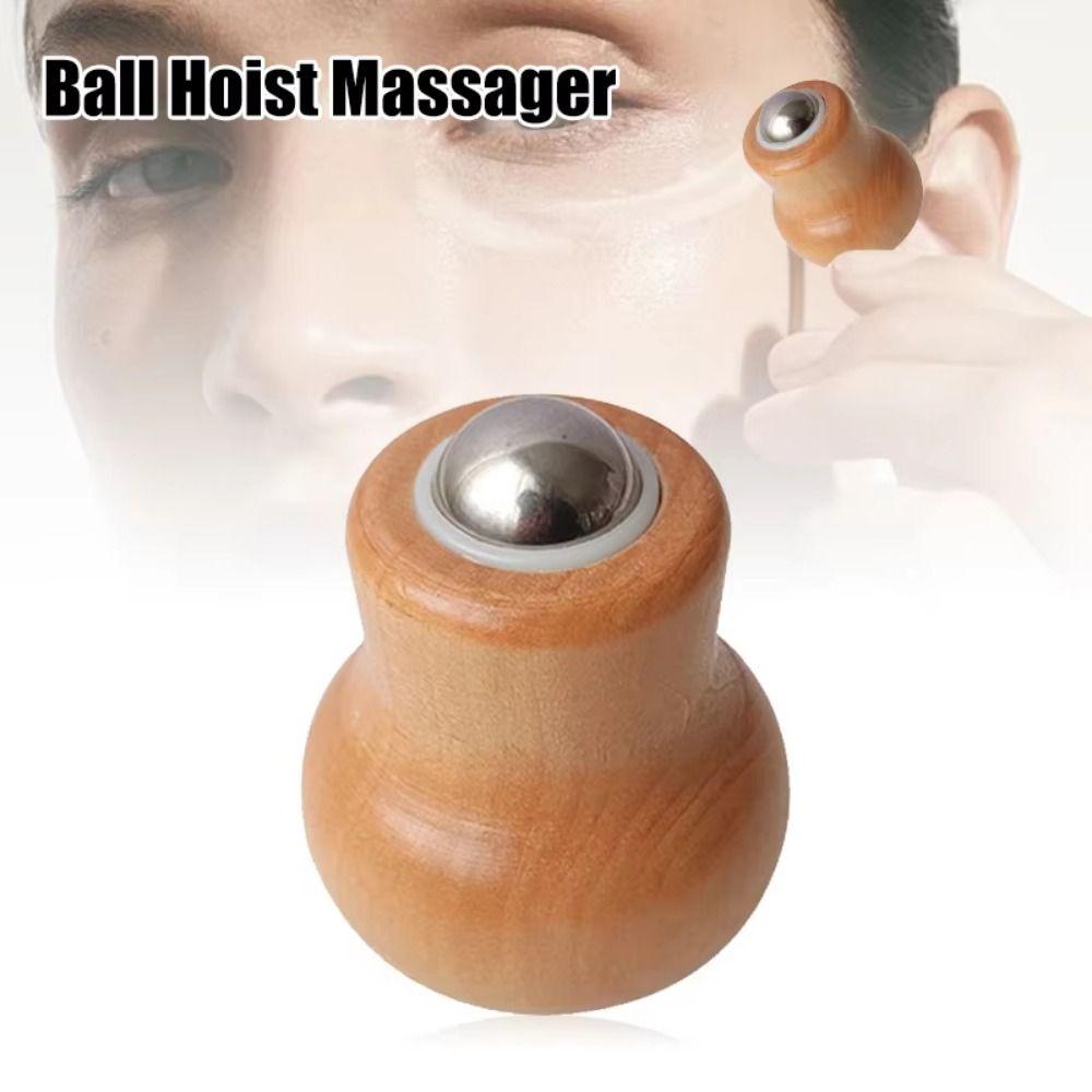 Calabash Massage Roller Ball Natural Wooden Facial Massage Roller Wooden Scraping Ball  Skin Care
