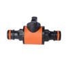 Connettore Valvola di Chiusura per Tubo da Giardino con Interruttore di Controllo Bidirezionale Compatibile con Raccordi Rapidi Standard per la Regolazione del Flusso d'Acqua