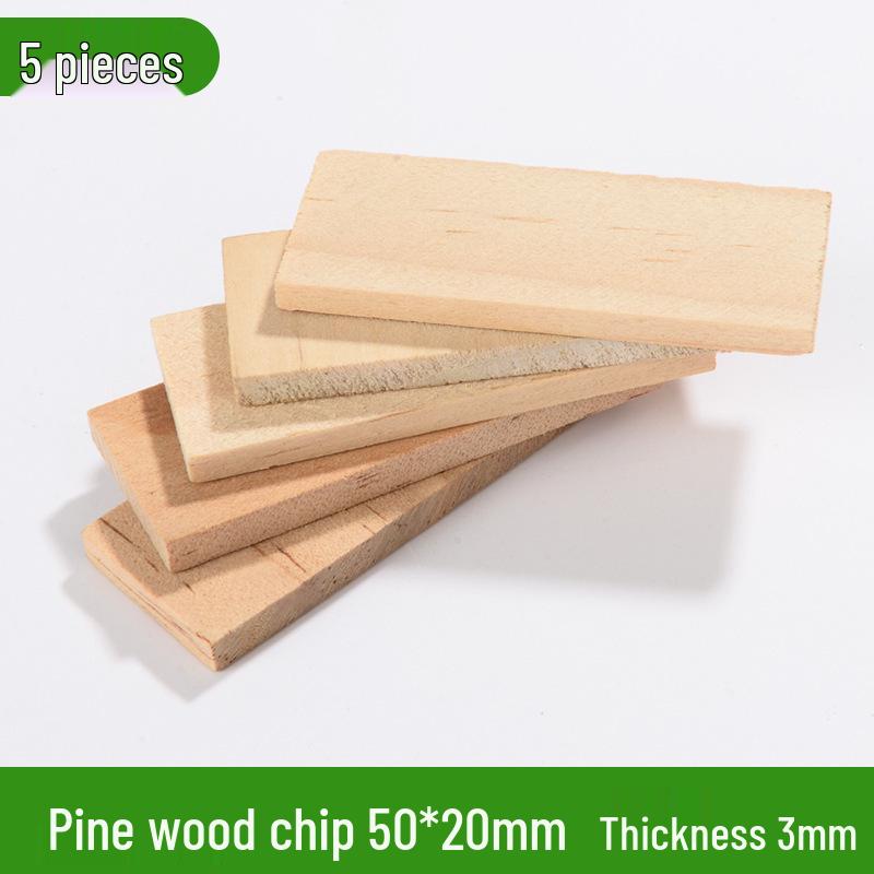 Paulowniahout Strips voor 3D Modelbouw en Blokhut Constructie