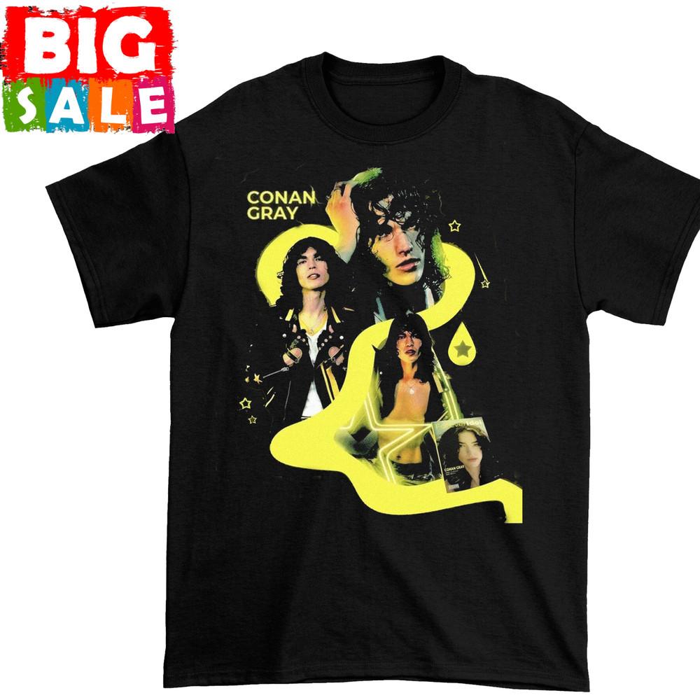 Conan Gray Gift For Fans Black T-Shirt Cotton Unisex S-5XL Unisex T-Shirt XXXL
