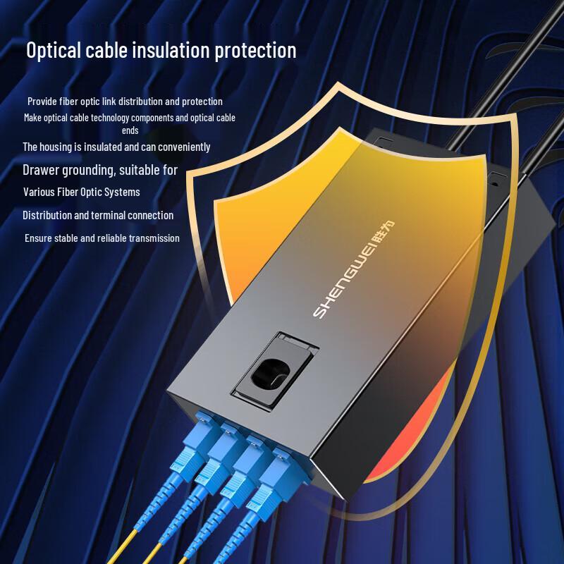 Shengwei 4-Port Mini Fiber Optic Terminal Box