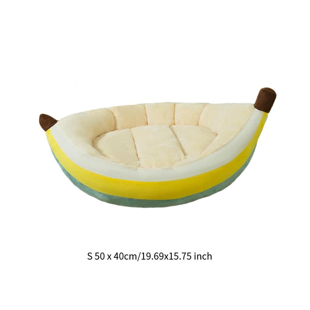 Banana Dog Nesting Bed Comfortable Soft Washable for Kittens and