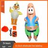 Cross-Border Cartoon Inflatable Costumes: Yellow Duck & Patrick Star for Party Pranks & Performances