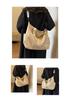 High-Capacity Women's Corduroy Tote - Stylish Cross-Border Commuter & Travel Bag