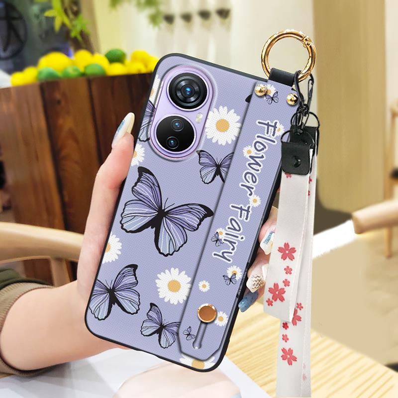Soft case Phone Holder Phone Case For Blackview A200 Pro Waterproof Back Cover Oil Painting Dirt-resistant Protective