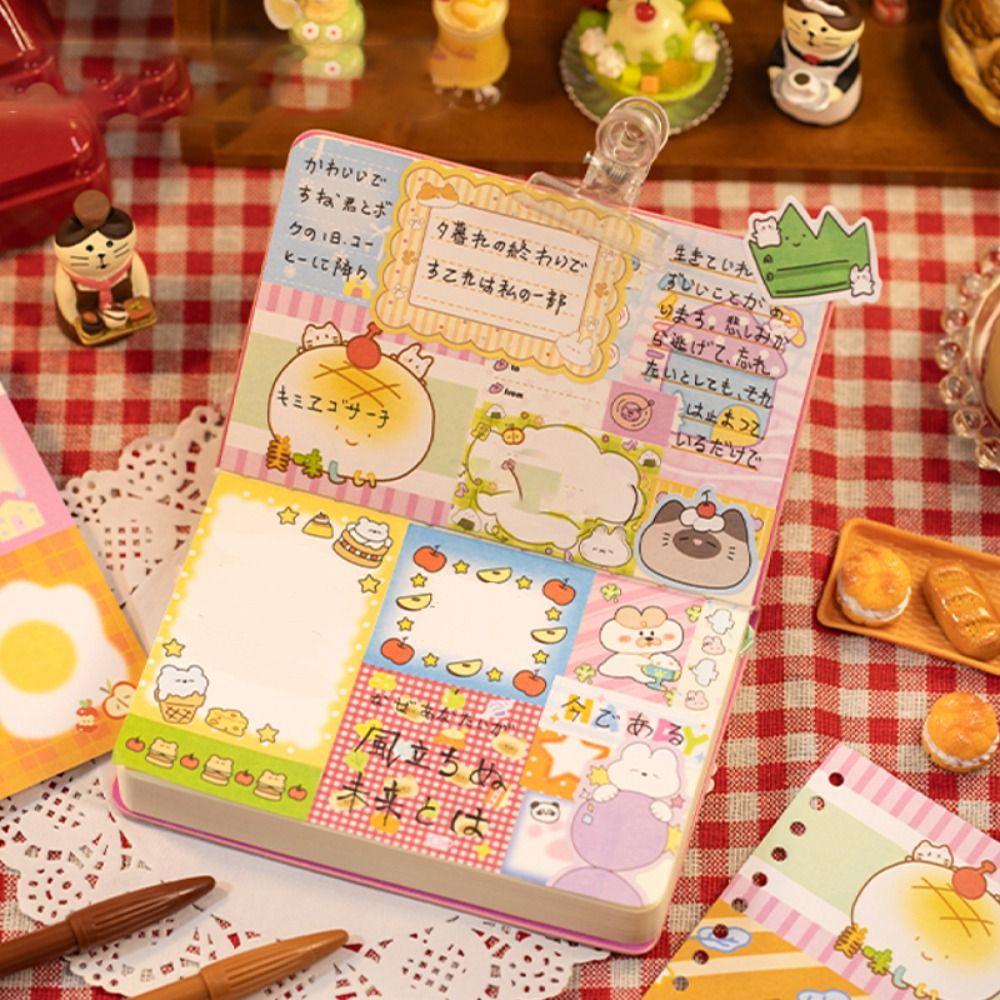 42Pcs/bag Kawaii Handbook Material Cartoon Stickers Handmade Crafts