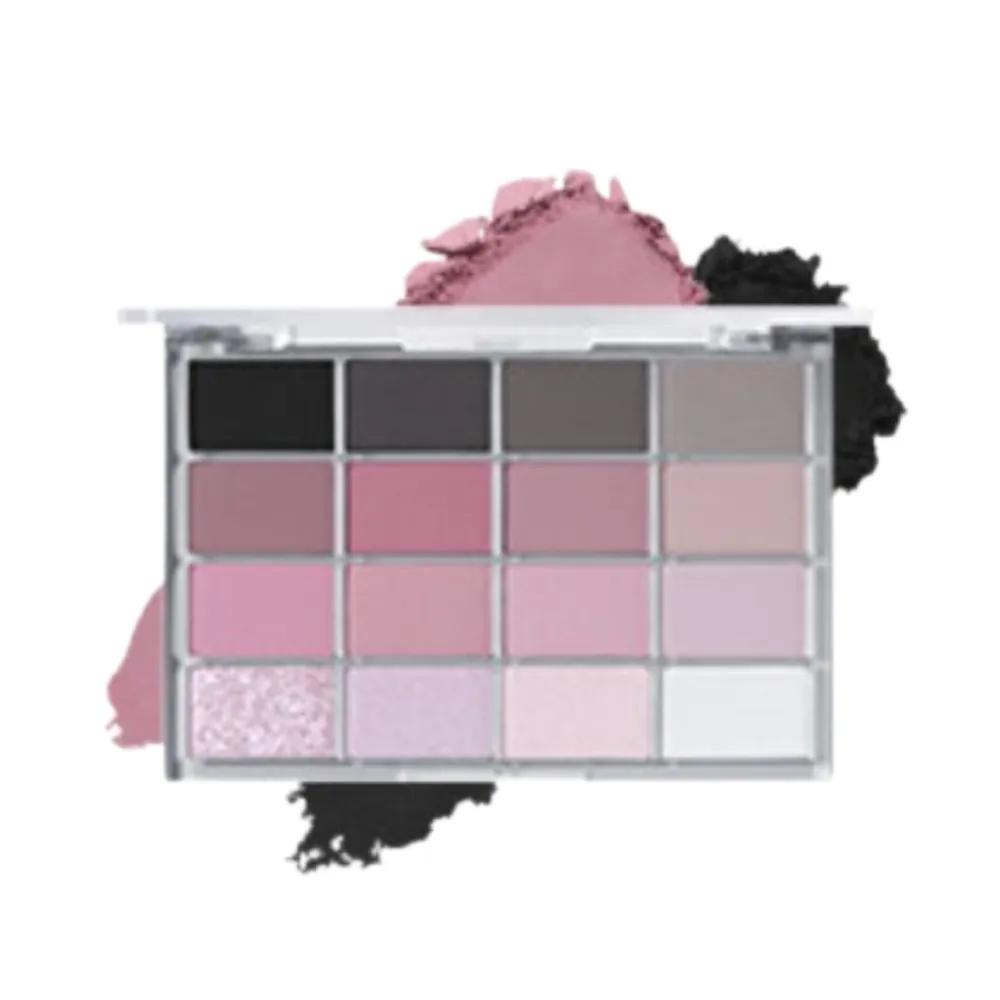 WAKEMAKE Soft Blurring Eyeshadow Palette 16 Black Hush Blurring