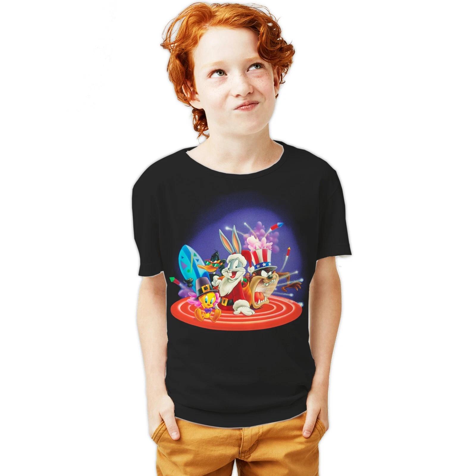 Looney Tunes Looney Tunes American Holiday Official Youth T-Shirt For 12-14 Year 150