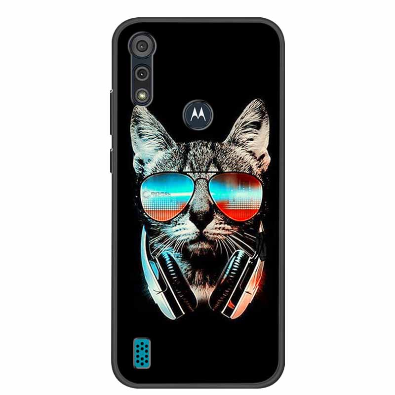 Phone Case for Motorola Moto E6i / E6s 2020 Shockproof Soft Silicone TPU Back Cover for Moto E6s 2020 E 6S 6i Cases Marble Print