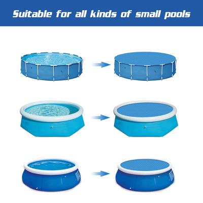 Husă Piscină Rotundă Solară de Vară Impermeabilă Piscină Cadă Praf Exterior Pliabilă Prelată Folie cu Bule Accesoriu Dropshipping