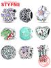 Orginal Charms Copper Hearts Flower Beads Fit Bracelet Necklace Accessories Bead Jewelry Making Fine Jewelry Gift Diy