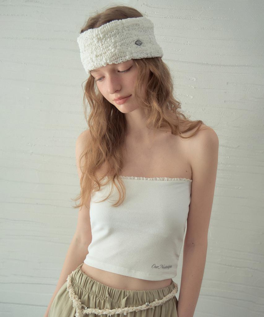 Ournostalgia Flower Shell Hairband_White(O26Acc06)