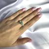 Silver Ring with Natural Emerald 1.315ct (2058335) 2.83 Gr. 925 Samples