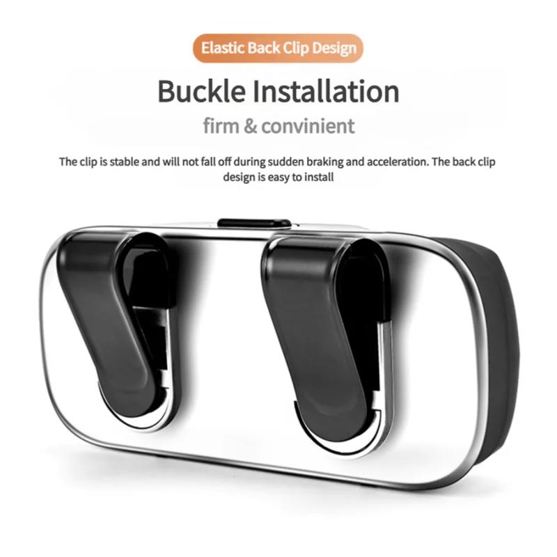 Universal Car Visor & Dashboard Sunglasses Holder – One-Hand Quick Clip, Scratch & Shockproof Eyewear Case Car Storage Organizer