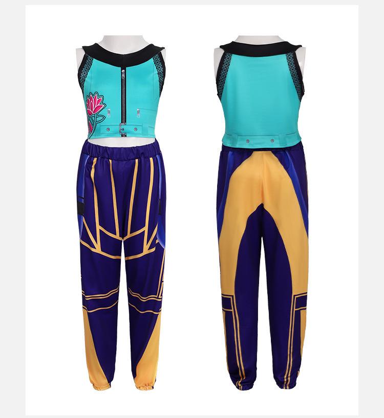 K-POP Demon Hunter Girl Group Cosplay Costume: Mira, Lumi, Zoe Children’s Attire