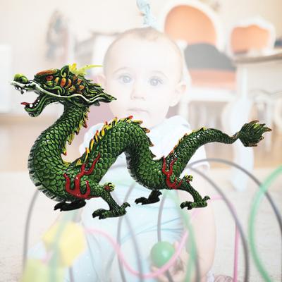 Model draka s jemným zpracováním Ornament Trendy čínská socha draka Feng Shui pro domácí dekoraci