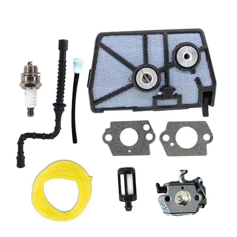ABKP-Carburetor Kit With Air Filter& Fuel Line Filler 11181200601 For Stihl 028 028AV 028WB 028Q 028W Chainsaw Walbro WT-16B