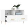 VidaXL TV Stand White 80x36x50 Cm Engineered Wood 828956