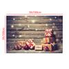Christmas Photography Backdrop Vinyl Winter Snow Tree Fireplace Photo Background for Holiday Party Studio Kids Portrait Decoration
