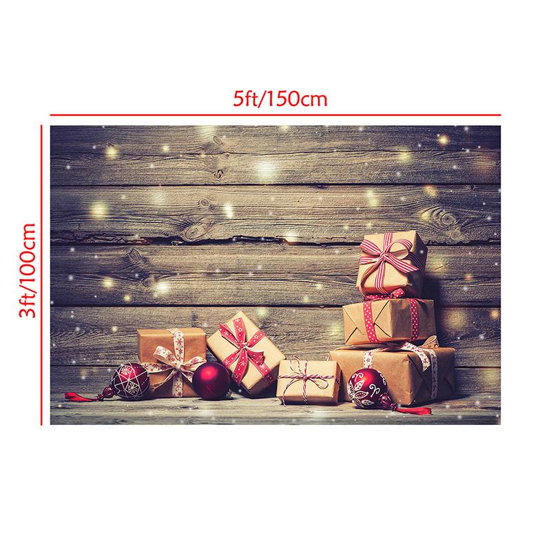 Christmas Photography Backdrop Vinyl Winter Snow Tree Fireplace Photo Background for Holiday Party Studio Kids Portrait Decoration