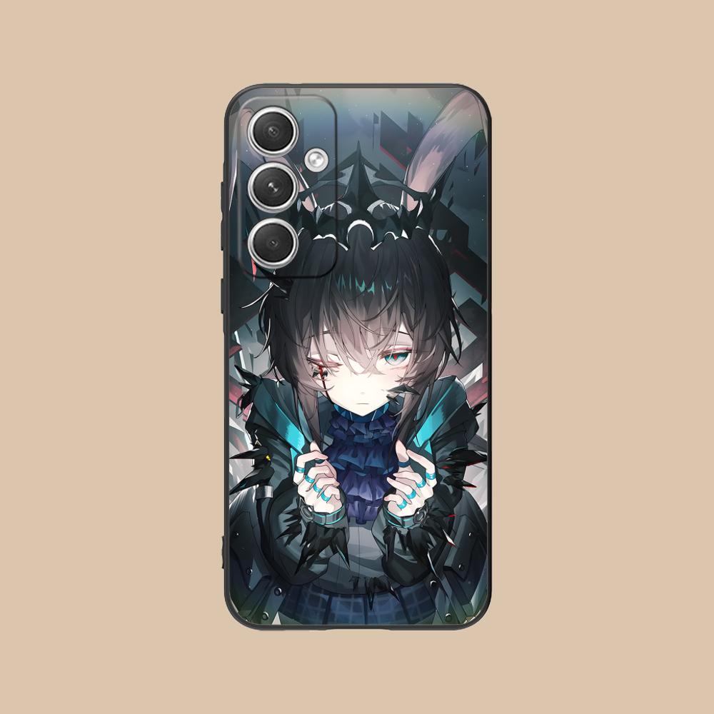 Arknights Amiya Mobile Phone Case for Samsung Galaxy S25 S24 S23 S22 S21 S20 Note20 Plus FE Ultra Colour Protective Luxury Cover