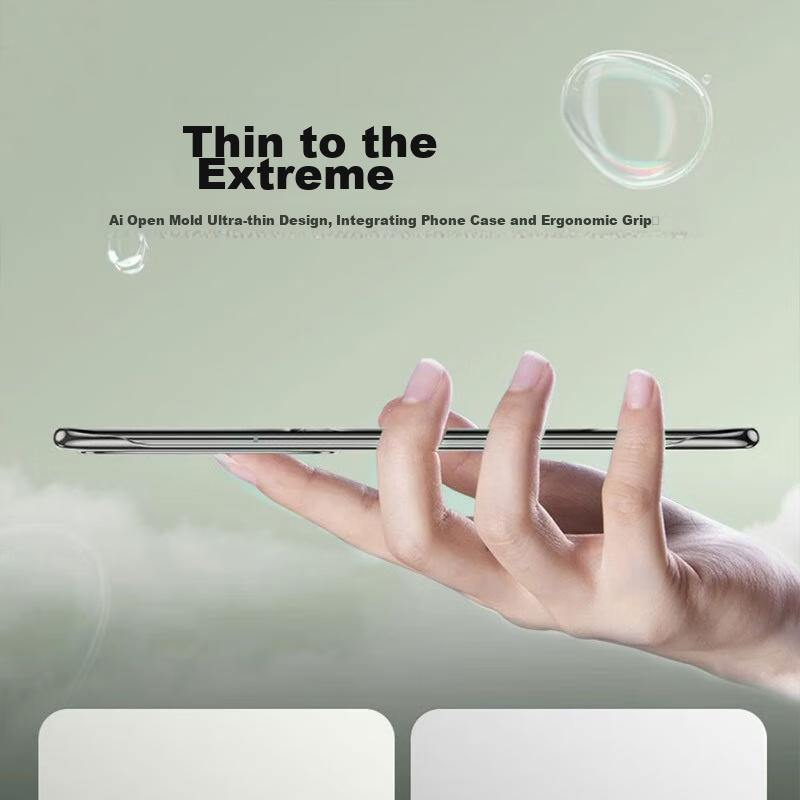 Phone Case for Samsung S23 Ultra, SAMSUNG S23 Ultra Shockproof, Anti-Fingerprint, Ultra-Thin, Borderless, Fully Transparent for Naked Phone