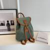 Retro Style Fashion Casual Portable Small Backpack Women Commute Out Storage Women's Bag 2025 New Women's Backpack