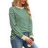 IHUASU Women's Fashion Casual O-Neck Long Sleeve Blouses & Shirts