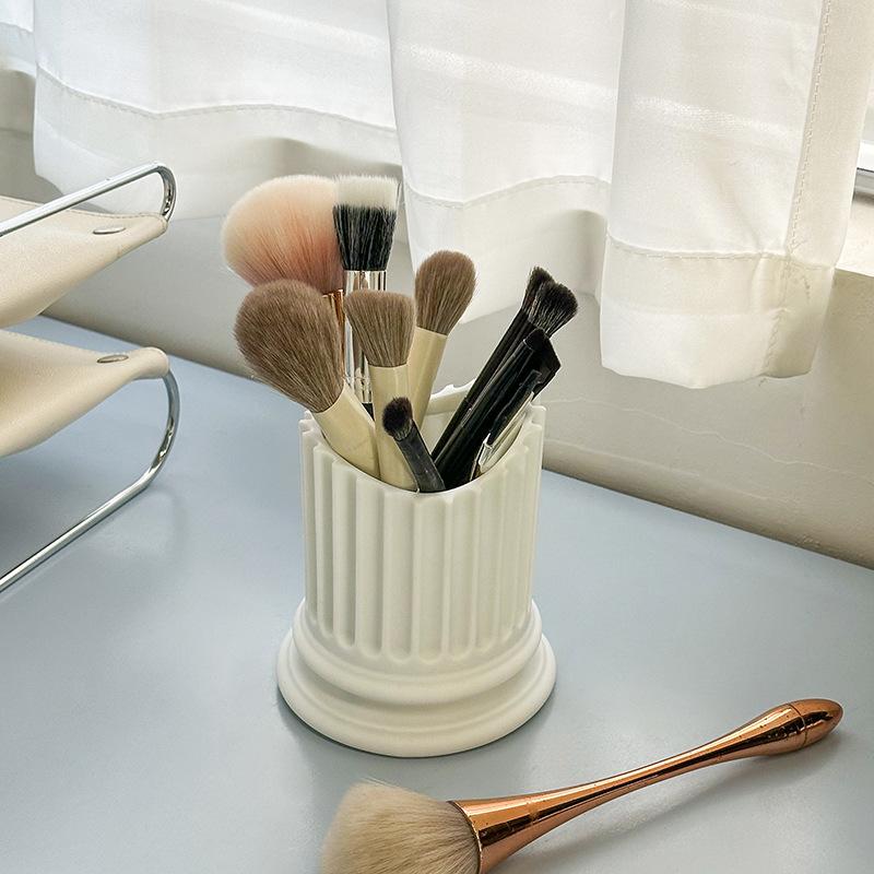 Creative Design Of Ancient Greek Style Roman Column Pen Container Home Pen Holder Desktop Storage Preferred For Holiday Gifts
