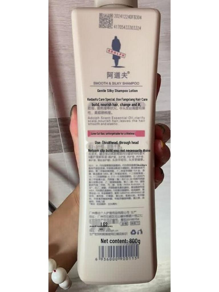 Adolph 800g Shampoo & 800g Duschgel Set
