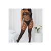 Fishnet Garter Belted Stone Bikini Body Stocking