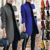 Overcoat Fashion Womens Trench Coat Ladies Solid Color Winter Warm Long Jacket