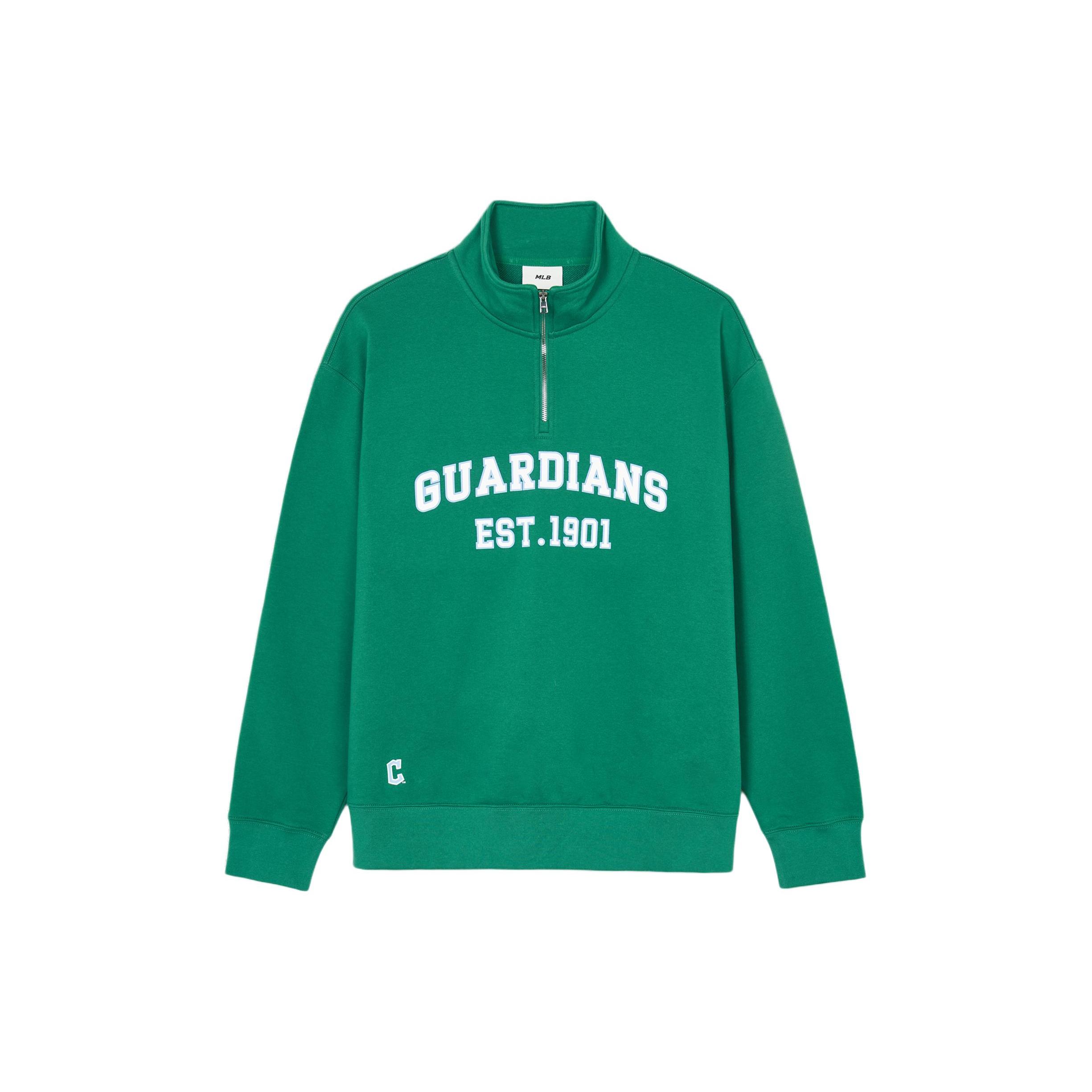 MLB SS24 Cleveland Guardians Sweatshirt Unisex Green 3AMTV0341-45GNS S