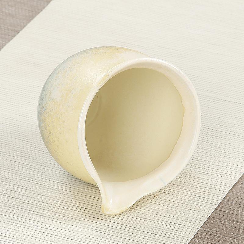 Set ceașcă de degustare din ceramică grosieră stil japonez cu strecurătoare set ceai ceai kung fu set ceai mare de ceai set ceai ceașcă bărbat lux ușor retro
