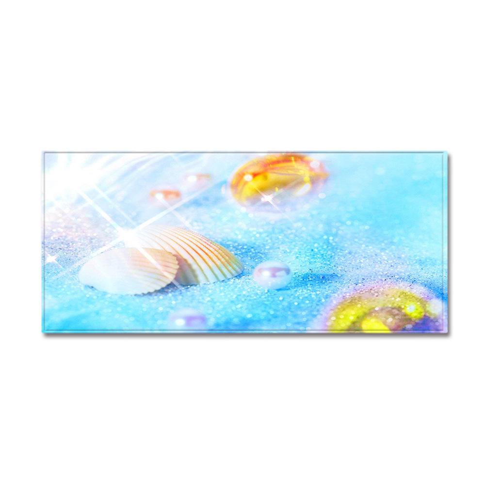 Beach Shell Household Floor Mat, Bathroom Non-Slip Door Mat, Bedroom, Living Room Carpet Bay Window Mat