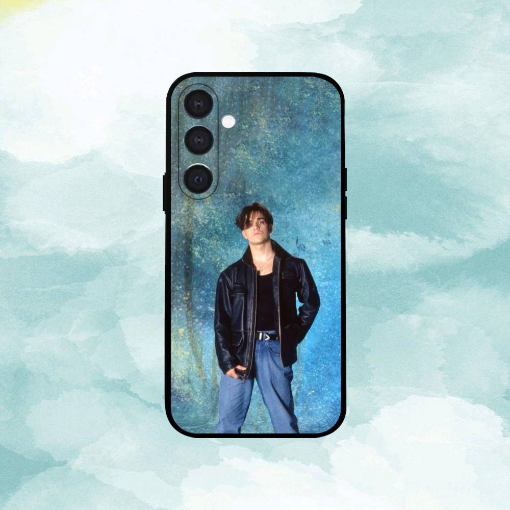 Singer R-Robbie W-Williams Phone Case For Samsung A73,72,71,A52,51,40,41,A22,A32,31,A13, Soft Black Shell