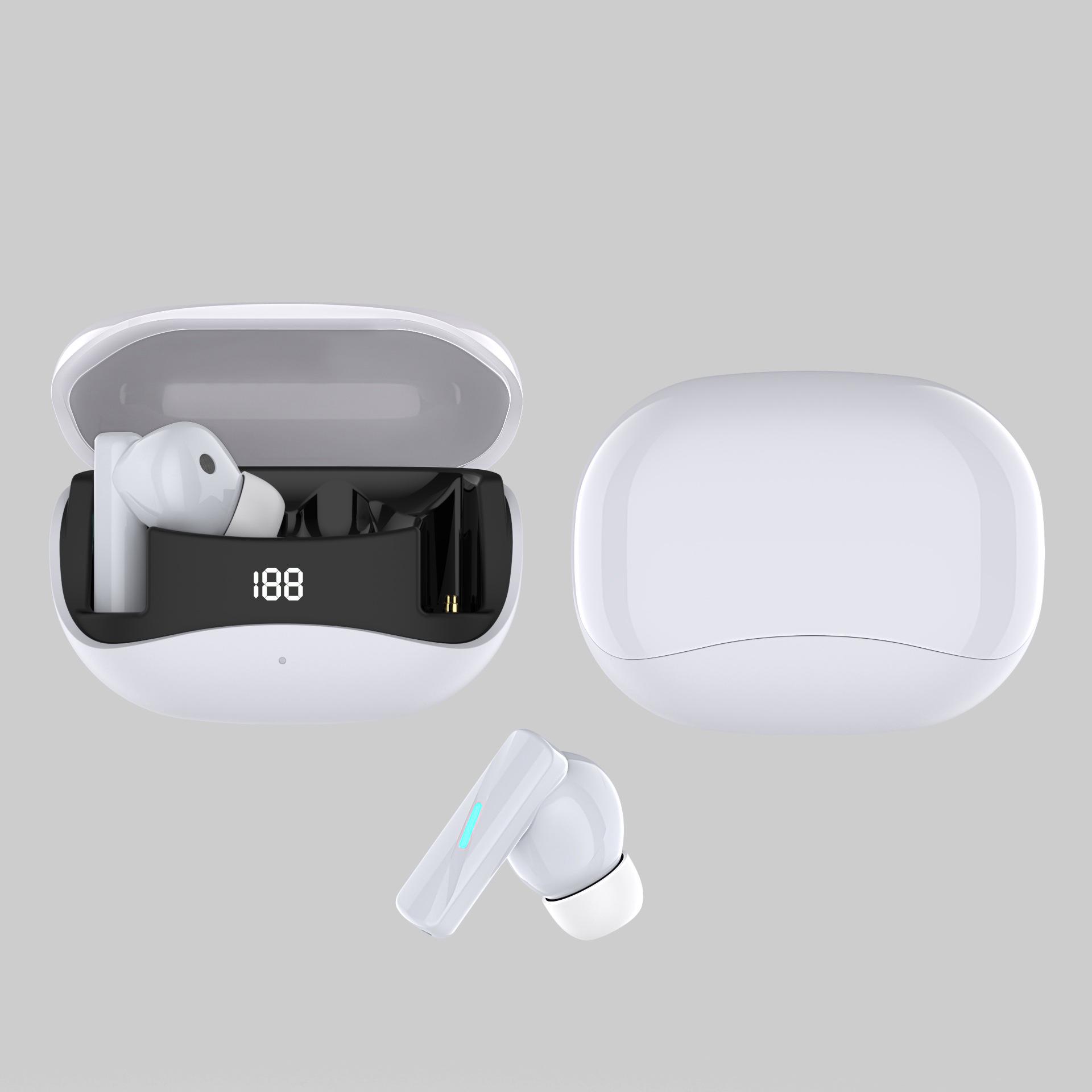

New Bluetooth True Wireless Earbuds with Ultra-long Battery and HiFi Stereo Sound білий