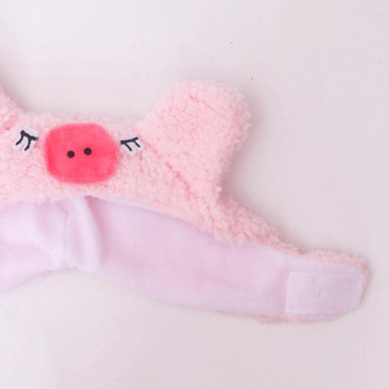 Tvar Kreslený Plyšový Suchý zip Jednobarevný Ultralehký Rozkošný Vzhled Kočka Pes Klobouk