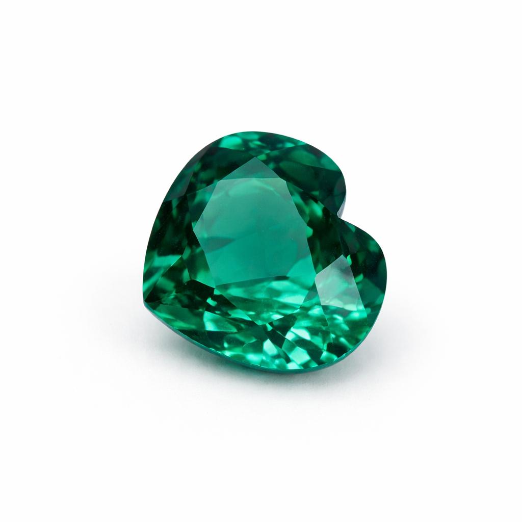 Natural Green Tourmaline Loose Gemstone Heart
