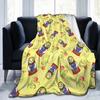 Matryoshka Russian Nesting Doll Blankets Cute Fleece Funny Breathable Throw Blankets for Chair Covering Sofa Decoration Outdoor