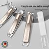 Men's High-End German Nail & Ear Care Set - Angled Clippers for Ingrown Toenails